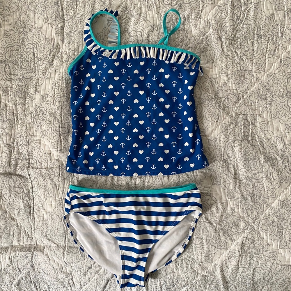 Girls Nautical Tankini